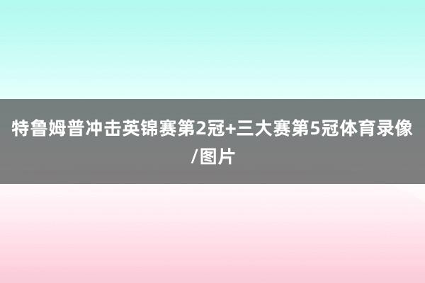 特鲁姆普冲击英锦赛第2冠+三大赛第5冠体育录像/图片