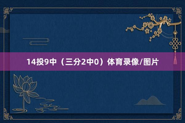 14投9中（三分2中0）体育录像/图片